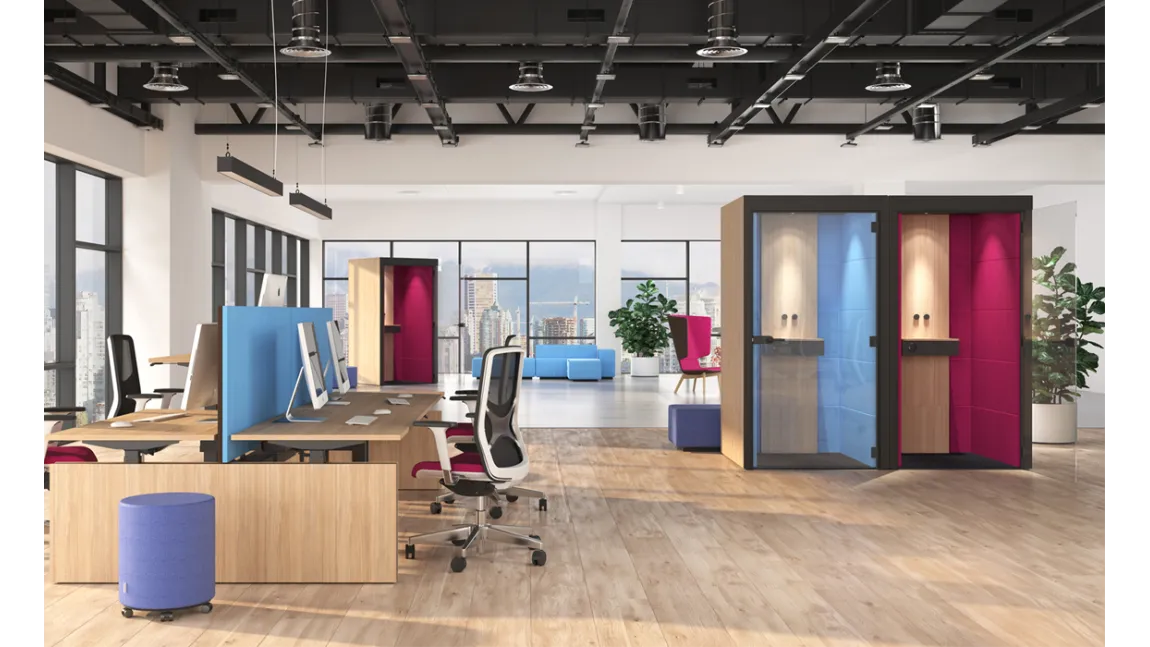 Panneau acoustique - modèle Silent room - Meubles intérieurs