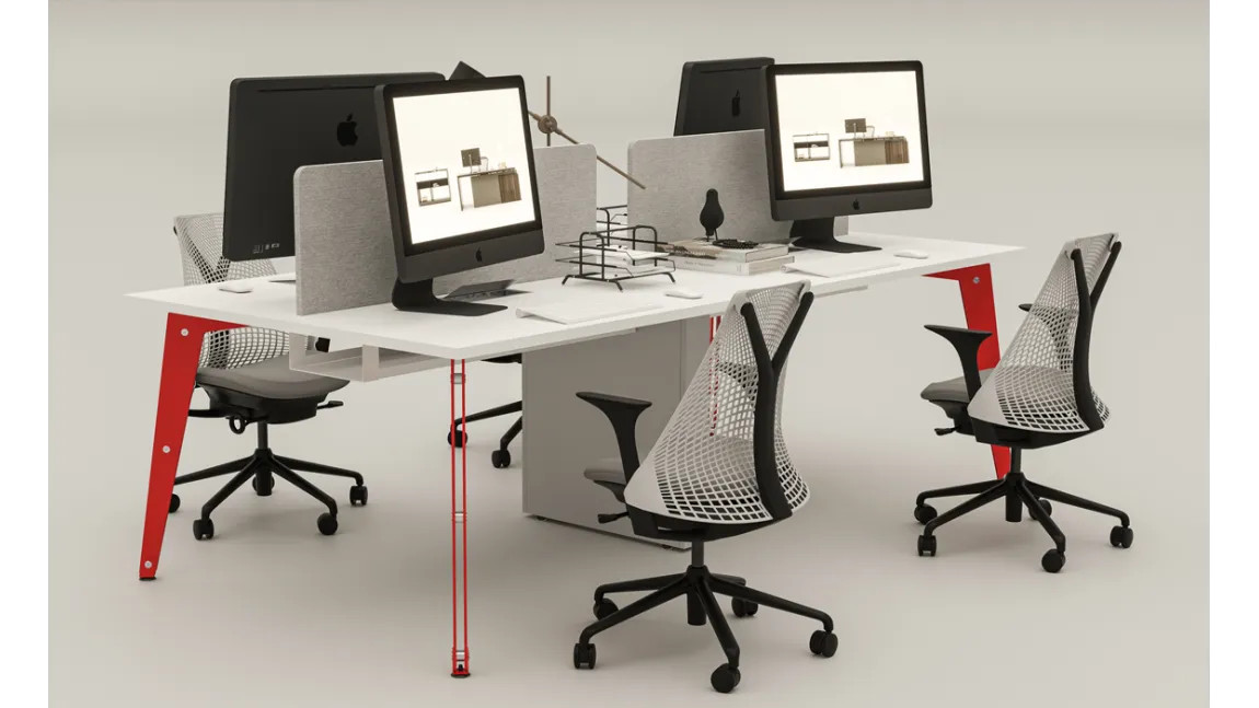 Bureau Bench pour Open Space : Mobilier de bureau Tunisie